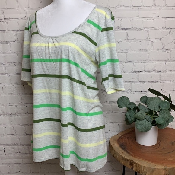 RD Style Striped Open Back Tee - Picture 8 of 12